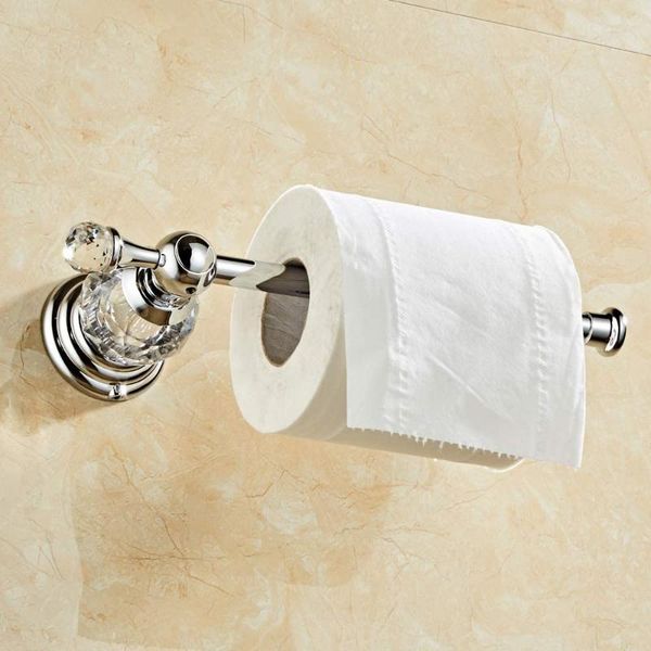 toilet paper holders crystal holder, chrome tissue holder silver bathroom roll hanger wall mounted 
toilet paper holders crystal holder, chrome tissue holder silver bathroom roll hanger wall mounted
