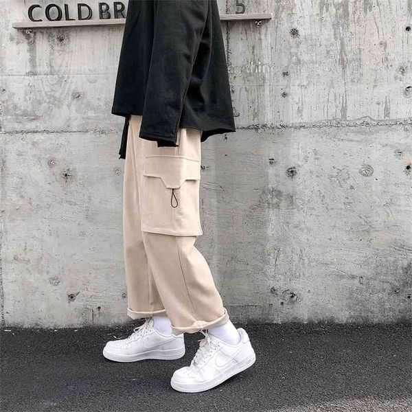 men's pants cargo men fashion khaki straight harem trousers casual loose baggy wide leg big pockets male clothing mkgv, Black
men's pants cargo men fashion khaki straight harem trousers casual loose baggy wide leg big pockets male clothing mkgv, Black