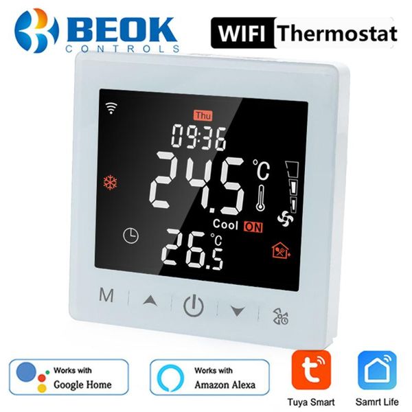 smart home control beok tuya wifi integrated thermostat for floor air conditioner and water heating temperature controller alexa
smart home control beok tuya wifi integrated thermostat for floor air conditioner and water heating temperature controller alexa