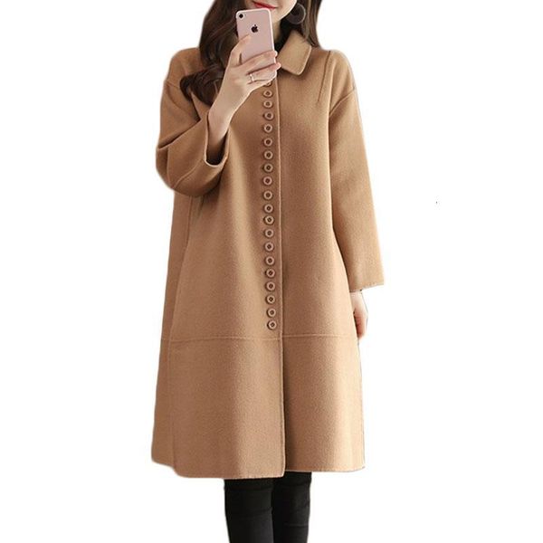 Women's Wool & Blends High Quality Women Coat Single-Breasted Winter Outerwear Elegant Loose Plus size Female Woolen Jackets A801 7OX8, Black
Women's Wool & Blends High Quality Women Coat Single-Breasted Winter Outerwear Elegant Loose Plus size Female Woolen Jackets A801 7OX8, Black