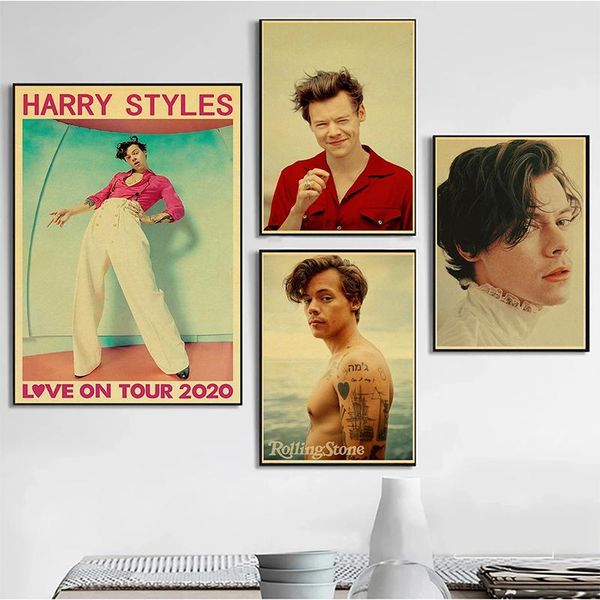 paintings famous british singer harry styles canvas print painting kraft paper vintage posters home room art wall decor picture
paintings famous british singer harry styles canvas print painting kraft paper vintage posters home room art wall decor picture