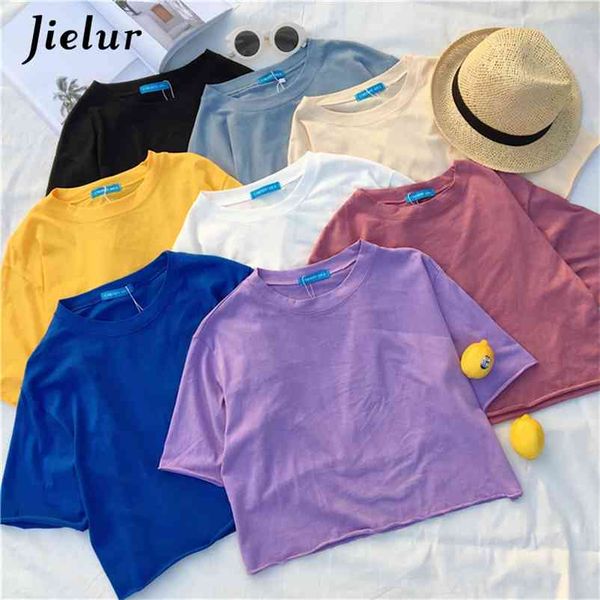 o-neck t shirt women short sleeve chic loose t-shirt summer solid color femme tee korean slim tshirt 8 colors 210426, White
o-neck t shirt women short sleeve chic loose t-shirt summer solid color femme tee korean slim tshirt 8 colors 210426, White