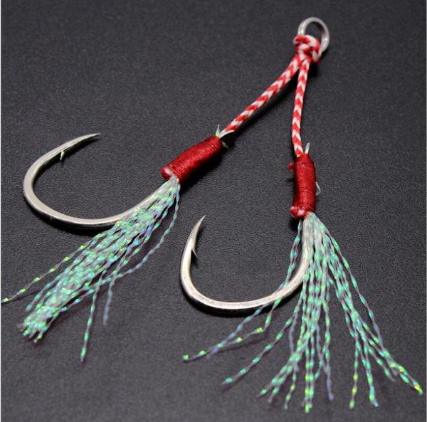 fishing hooks hook 3pcs/lot cast jigs assist double jig thread feather pesca lure slow jigging sea tackle
fishing hooks hook 3pcs/lot cast jigs assist double jig thread feather pesca lure slow jigging sea tackle