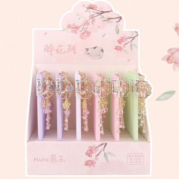 gel pens 36 pcs/lot kawaii sakura cat pendant pen cute 0.5mm black ink neutral promotional gift stationery school supplies
gel pens 36 pcs/lot kawaii sakura cat pendant pen cute 0.5mm black ink neutral promotional gift stationery school supplies