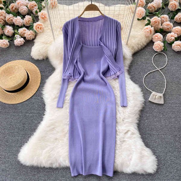 casual dresses female autumn singiny winter mesh set single long sleeve breasted cardigan + strapless bodycon girdle dress two pieces togeth, Black;gray
casual dresses female autumn singiny winter mesh set single long sleeve breasted cardigan + strapless bodycon girdle dress two pieces togeth, Black;gray