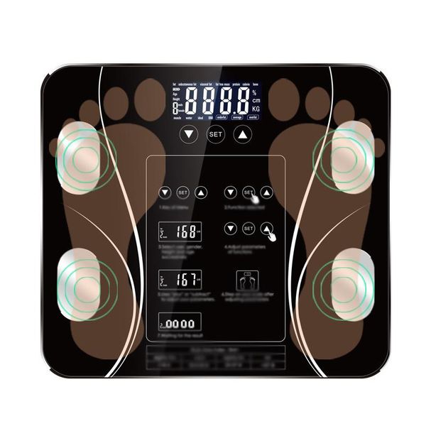 smart scales bathroom body fat scale digital human weight floor lcd display index electronic weighing
smart scales bathroom body fat scale digital human weight floor lcd display index electronic weighing