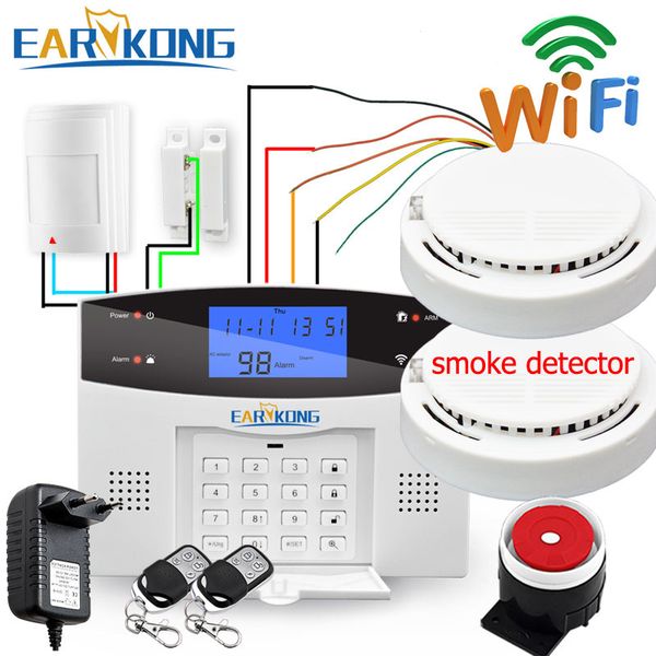 wired & wireless 433mhz, wifi pstn gsm burglar security alarm system smart home relay output app russian spanish 7 language
wired & wireless 433mhz, wifi pstn gsm burglar security alarm system smart home relay output app russian spanish 7 language