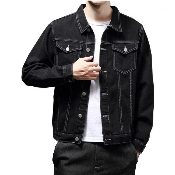 men's jackets denim jacket men button up coat streetwear jean motorcycle pockets black casual fall spring clothes, Black;brown
men's jackets denim jacket men button up coat streetwear jean motorcycle pockets black casual fall spring clothes, Black;brown