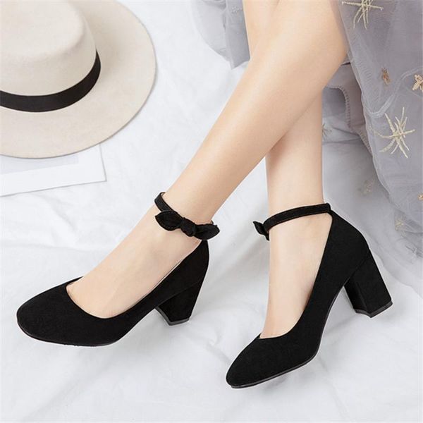 dress shoes 2021 high heels women pumps suede ankle strap thick heeled ladies comfortable working, Black
dress shoes 2021 high heels women pumps suede ankle strap thick heeled ladies comfortable working, Black