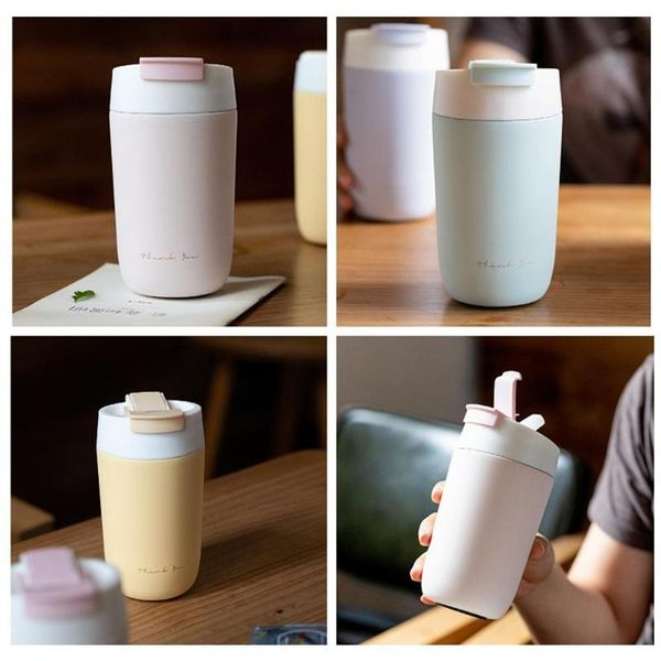 water bottles 304 stainless steel portable tea cup candy color coffee with pp lid straw travel daily necessities
water bottles 304 stainless steel portable tea cup candy color coffee with pp lid straw travel daily necessities