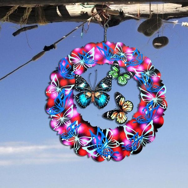 decorative objects & figurines 3d metal wind spinner stainless steel geometric pattern butterfly rotating dynamic chime garden hanging ornam
decorative objects & figurines 3d metal wind spinner stainless steel geometric pattern butterfly rotating dynamic chime garden hanging ornam