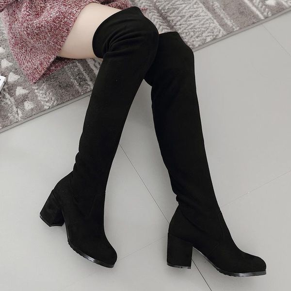 boots high-heeled women's autumn high heel over the and winter 2021 show thin high-end elastic, Black
boots high-heeled women's autumn high heel over the and winter 2021 show thin high-end elastic, Black