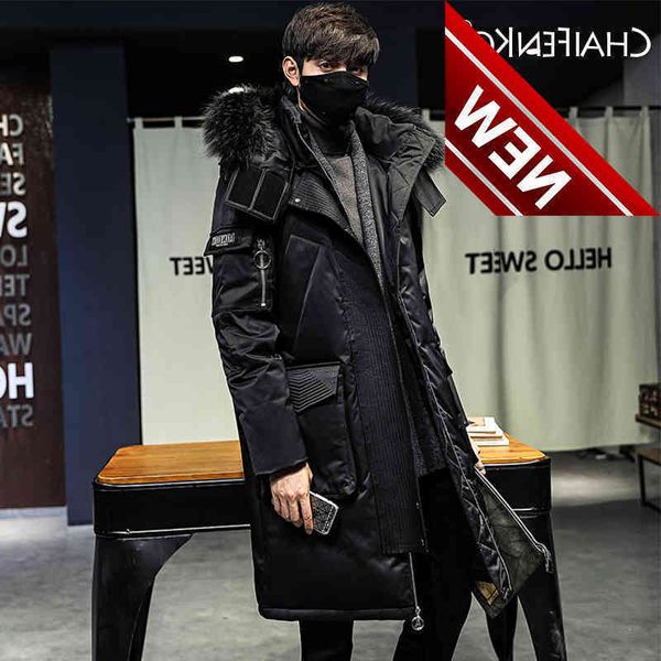 chaifenko 2021 brand winter warm down jacket men casual business long thick hooded windbreaker coat solid fashion parkas, Black
chaifenko 2021 brand winter warm down jacket men casual business long thick hooded windbreaker coat solid fashion parkas, Black