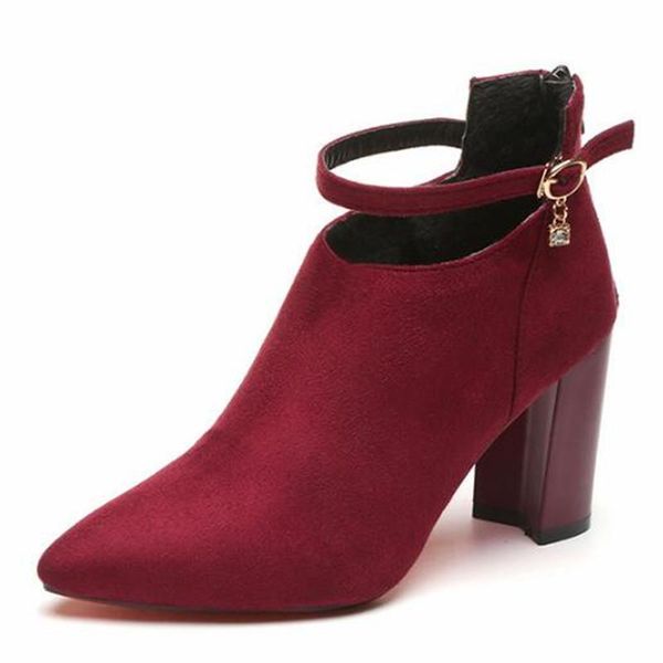 dress shoes women pumps stilettos ladies flock buckle strap 8cm thick high heels pointed toe party office & career shallow, Black
dress shoes women pumps stilettos ladies flock buckle strap 8cm thick high heels pointed toe party office & career shallow, Black