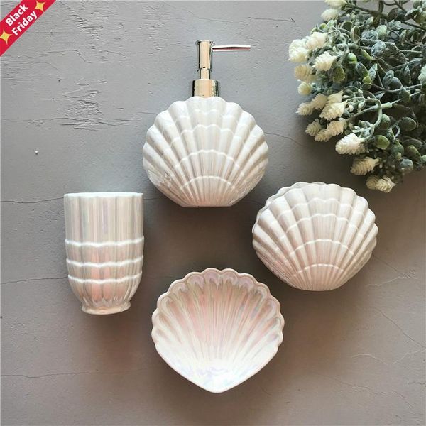 ceramic shell shape bathroom accessory set washing tools bottle mouthwash cup soap toothbrush holder household articles pf92021 bath
ceramic shell shape bathroom accessory set washing tools bottle mouthwash cup soap toothbrush holder household articles pf92021 bath