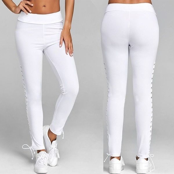 women's leggings women ny long bandage yoga pants ladies running fitness slim pencil solid hollow out trousers wholesale, Black
women's leggings women ny long bandage yoga pants ladies running fitness slim pencil solid hollow out trousers wholesale, Black