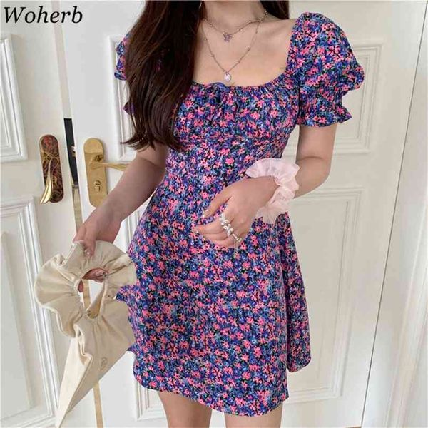 vintage puff short sleeve dress women purple robe sweet floral print mini ruffle dresses korean chic vestidos mujer 210519, Black;gray
vintage puff short sleeve dress women purple robe sweet floral print mini ruffle dresses korean chic vestidos mujer 210519, Black;gray