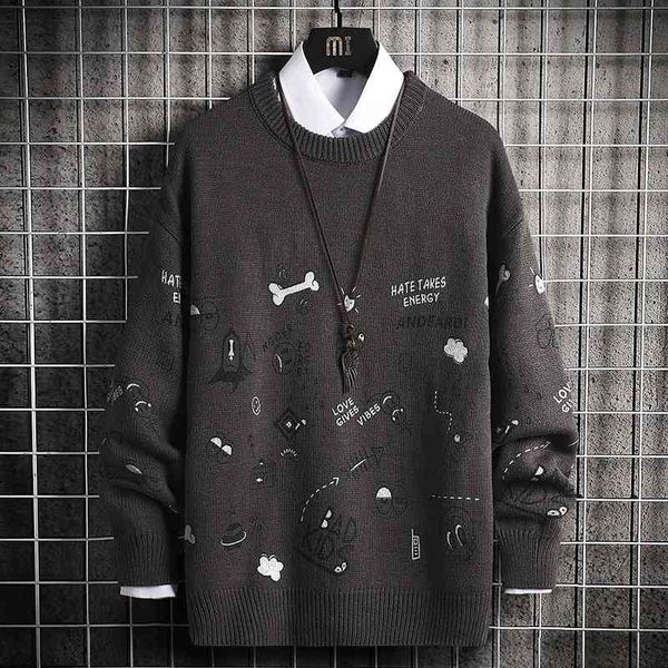 men's sweaters knitted sweater oversized 2021 vintage jumper harajuku white causal, White;black
men's sweaters knitted sweater oversized 2021 vintage jumper harajuku white causal, White;black