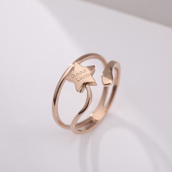 wedding rings yun ruo 316 l titanium steel jewelry lucky star ring anniversary weeding rose gold fashion woman birthday gift never fade, Slivery;golden
wedding rings yun ruo 316 l titanium steel jewelry lucky star ring anniversary weeding rose gold fashion woman birthday gift never fade, Slivery;golden