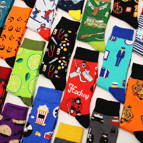 men's socks colorful winter combed cotton soft wear warm men women happy long calcetines de hombre business dress, Black
men's socks colorful winter combed cotton soft wear warm men women happy long calcetines de hombre business dress, Black