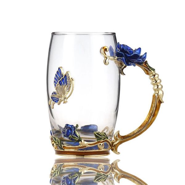 1pc enamel flower tea cup handy water glass home juice european coffee with gift box wine glasses
1pc enamel flower tea cup handy water glass home juice european coffee with gift box wine glasses