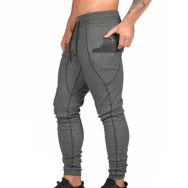 men's pants men tracksuit male slim fit solid long drawstring athletic joggers sweatpants side zipper pocket trousers, Black
men's pants men tracksuit male slim fit solid long drawstring athletic joggers sweatpants side zipper pocket trousers, Black