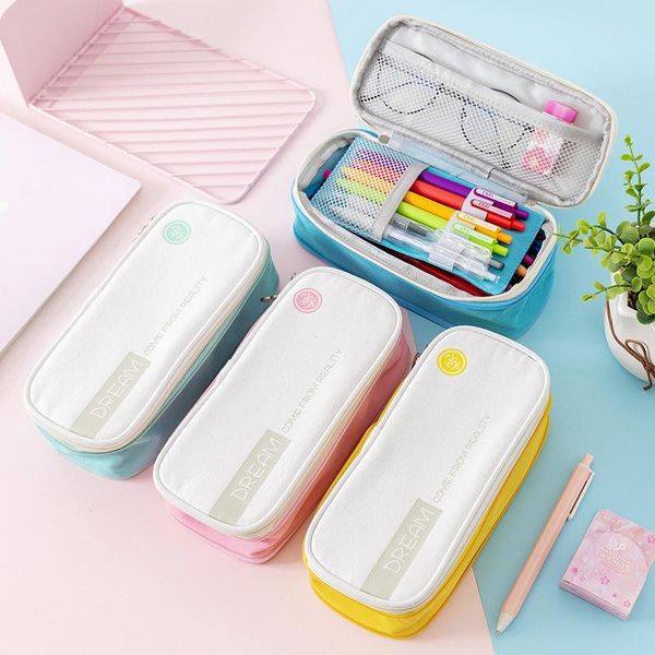 pencil bags canvas bag case boys girls pen school supplies double-layer high capacity stationery storage box gifts
pencil bags canvas bag case boys girls pen school supplies double-layer high capacity stationery storage box gifts