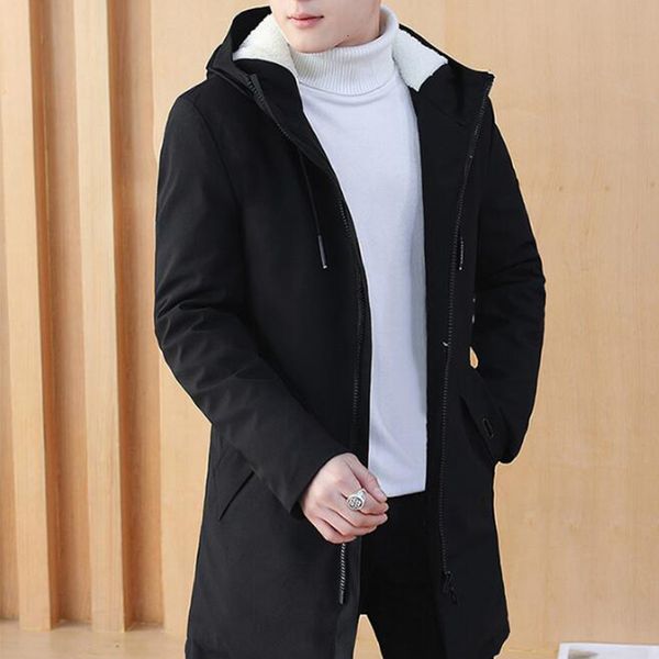 Men's Down & Parkas Winter Long Coat fashion Thick warm slim Casual hooded jackets sleeve printed high quality cotton jacket X6VI, Black
Men's Down & Parkas Winter Long Coat fashion Thick warm slim Casual hooded jackets sleeve printed high quality cotton jacket X6VI, Black