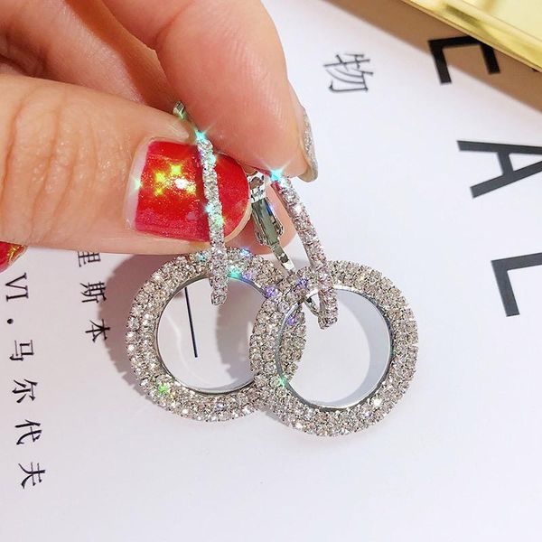 dangle & chandelier fdlk 2021 fashion ladies creative earrings cubic zirconia round pendant necklace wedding party jewelry gift, Silver
dangle & chandelier fdlk 2021 fashion ladies creative earrings cubic zirconia round pendant necklace wedding party jewelry gift, Silver