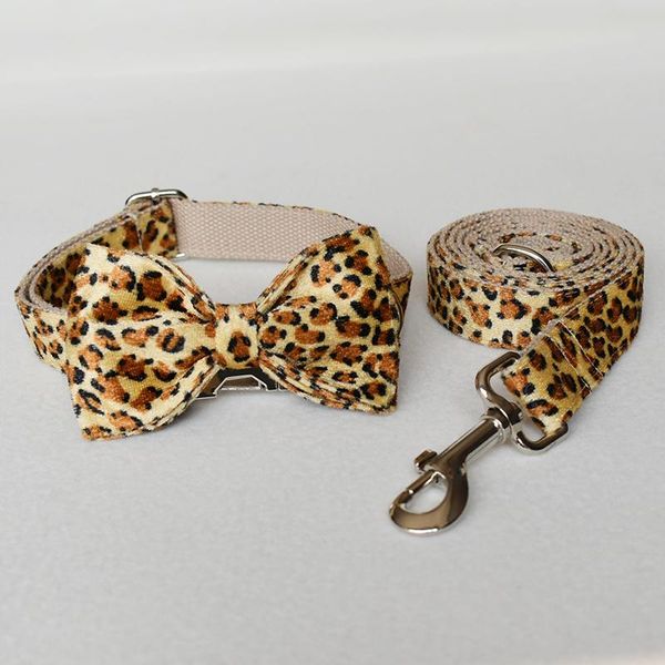 dog collars & leashes leopard print bow tie collar and leash set personalized retractable combo set, for dogs neck belt engraved
dog collars & leashes leopard print bow tie collar and leash set personalized retractable combo set, for dogs neck belt engraved