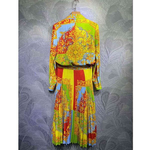 dress seqinyy yellow 2021 spring fashion design female sleeve shirt + skirt plied long retro flower suit, White
dress seqinyy yellow 2021 spring fashion design female sleeve shirt + skirt plied long retro flower suit, White