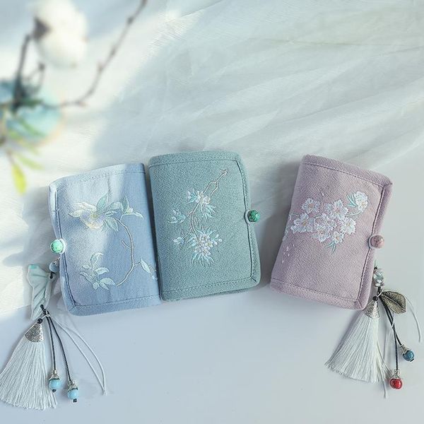 storage bags chinese style retro han clothing artistic fresh embroidered handmade fabric tassel short canvas wallet
storage bags chinese style retro han clothing artistic fresh embroidered handmade fabric tassel short canvas wallet