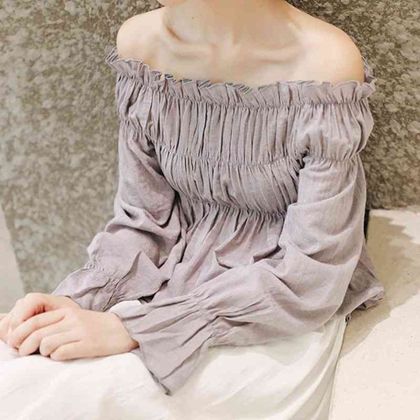 spring boho off shoulder long sleeve blouse womens blouses flare elastic beach shirt blusa feminina 210520, White
spring boho off shoulder long sleeve blouse womens blouses flare elastic beach shirt blusa feminina 210520, White