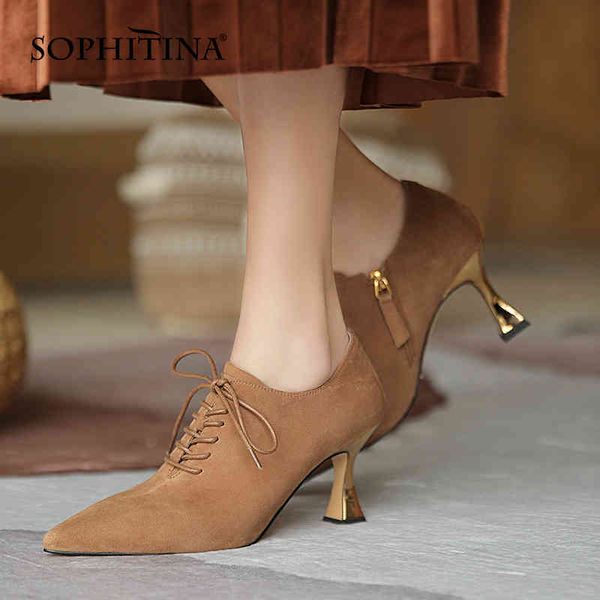 sophitina spring french retro high heels pointed toe stiletto cross strap deep mouth women's shoes british style shoes ao170 210513, Black
sophitina spring french retro high heels pointed toe stiletto cross strap deep mouth women's shoes british style shoes ao170 210513, Black