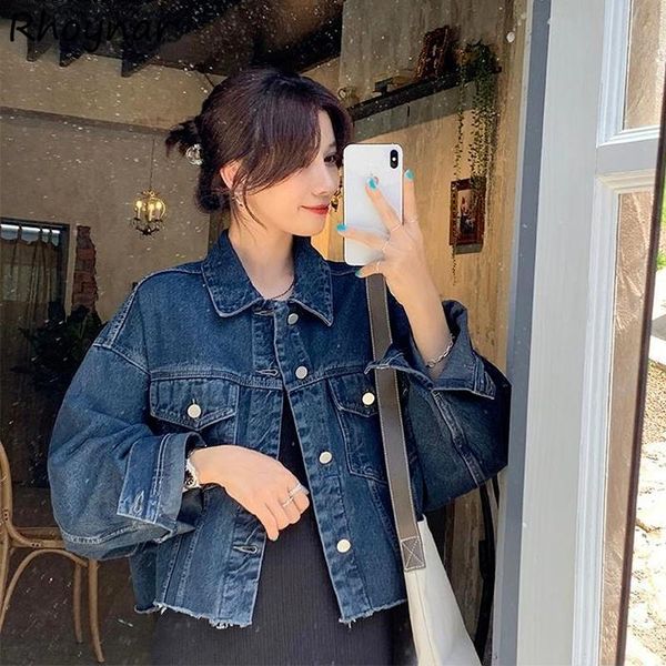 women's jackets basic women denim vintage single breasted streetwear all-match leisure chic ulzzang outerwear female comfort ins design, Black;brown
women's jackets basic women denim vintage single breasted streetwear all-match leisure chic ulzzang outerwear female comfort ins design, Black;brown