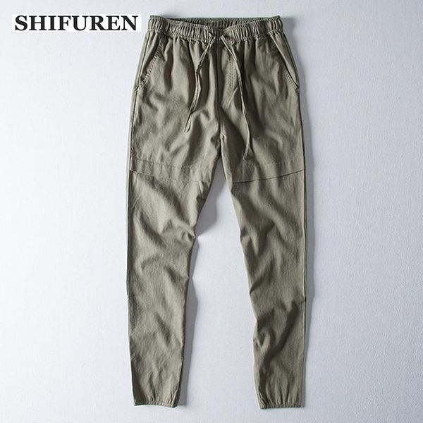 cotton linen pants men elastic waistband soft breathable male causal trousers drawstring ankle-length solid color men's, Black
cotton linen pants men elastic waistband soft breathable male causal trousers drawstring ankle-length solid color men's, Black