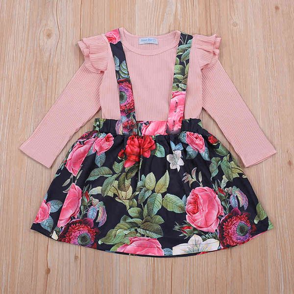 girl's dresses girls clothing sets winter autumn long sleeve + flower strap dress2pcs outfit cute kids clothes rppy, Red;yellow
girl's dresses girls clothing sets winter autumn long sleeve + flower strap dress2pcs outfit cute kids clothes rppy, Red;yellow