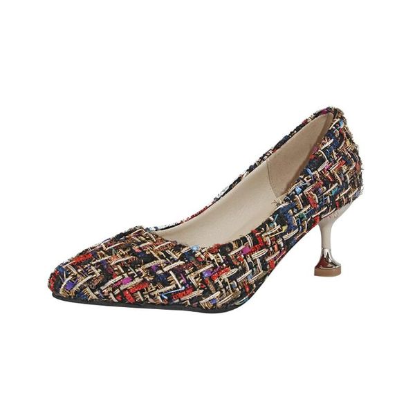 vogue women summer casual fashion color woven high heels shoes pointed toe lady platform mixed colors heel may 17 sandals, Black
vogue women summer casual fashion color woven high heels shoes pointed toe lady platform mixed colors heel may 17 sandals, Black