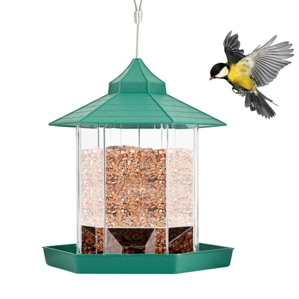 other bird supplies 20x20x22cm large capacity feeder transparent shell plastic hanging with roof for outdoor garden patio backyard
other bird supplies 20x20x22cm large capacity feeder transparent shell plastic hanging with roof for outdoor garden patio backyard