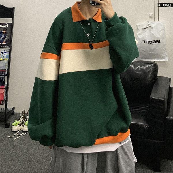 autumn korean hoodie men's fashion hit color casual cotton pullover hoodies men streetwear loose hip-hop lapel sweatshirt mens & sweats, Black
autumn korean hoodie men's fashion hit color casual cotton pullover hoodies men streetwear loose hip-hop lapel sweatshirt mens & sweats, Black