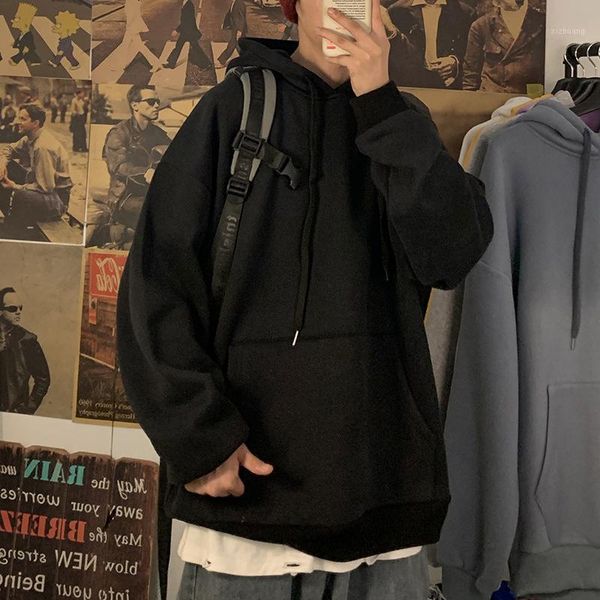 men's hoodies & sweatshirts sweater round neck loose and versatile autumn winter clothes hoodie long sleeve top, Black
men's hoodies & sweatshirts sweater round neck loose and versatile autumn winter clothes hoodie long sleeve top, Black