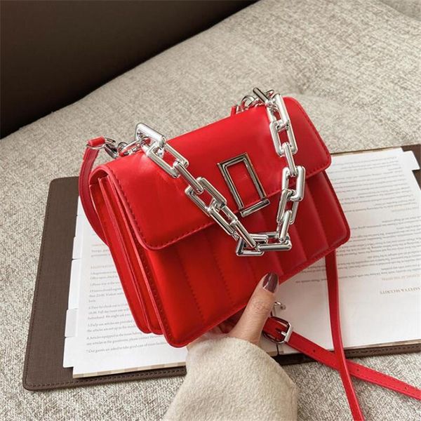evening bags women's bag 2021 texture thick chain small square spring and summer version ladies shoulder messenger
evening bags women's bag 2021 texture thick chain small square spring and summer version ladies shoulder messenger