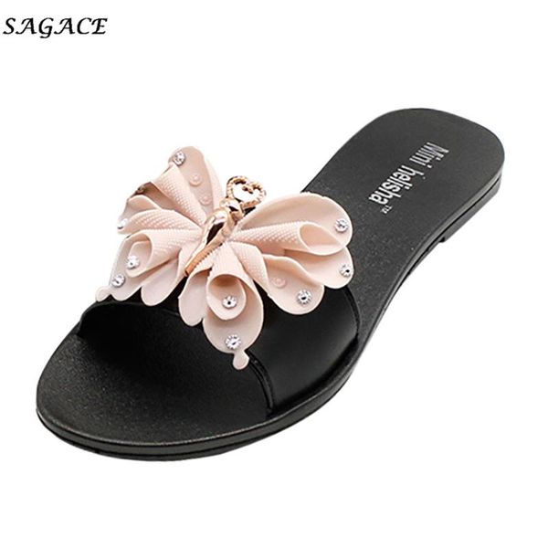 slippers sagace beach slipper women shiny low heel shoes flat bottom non-slip butterfly sandals lady, Black
slippers sagace beach slipper women shiny low heel shoes flat bottom non-slip butterfly sandals lady, Black