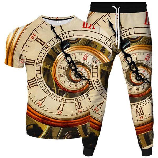 men's tracksuits men tracksuit alarm wall clock fire vortex print women fashion clothes suit t-shirt+trousers 2pcs sets male female spo, Gray
men's tracksuits men tracksuit alarm wall clock fire vortex print women fashion clothes suit t-shirt+trousers 2pcs sets male female spo, Gray