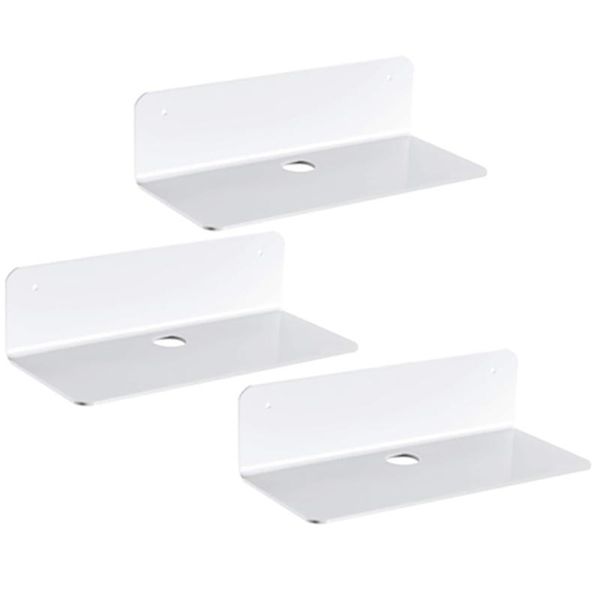 floating shelves set of 3 with cable clips - easily expand wall space acrylic small shelf, display shelf kitchen storage & organization
floating shelves set of 3 with cable clips - easily expand wall space acrylic small shelf, display shelf kitchen storage & organization