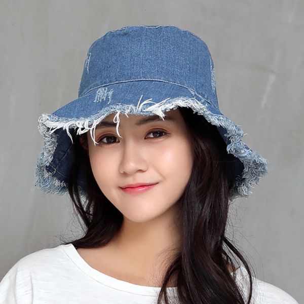 sun hat japanese korean cowboy edging fisherman's women's wash solid basin outdoor leisure sun shading hat in spring and summer, Blue;gray
sun hat japanese korean cowboy edging fisherman's women's wash solid basin outdoor leisure sun shading hat in spring and summer, Blue;gray