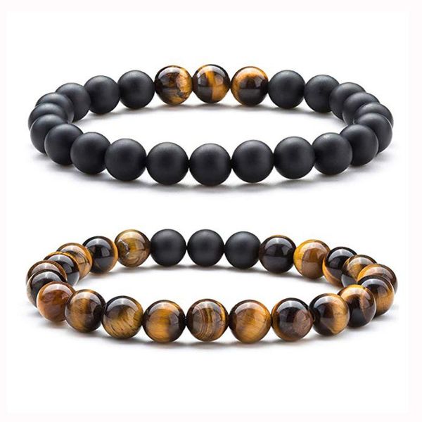 beaded, strands 8mm tiger eye beads bracelet men fashion obsidian elastic bracelets for women natural stone yoga bangle jewelry pulsera homb, Black
beaded, strands 8mm tiger eye beads bracelet men fashion obsidian elastic bracelets for women natural stone yoga bangle jewelry pulsera homb, Black