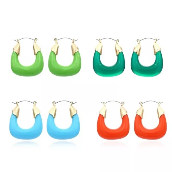 colorful transparent resin circel hoop earrings geometric u-shaped acrylic earring for woman girls travel jewelry, Golden;silver
colorful transparent resin circel hoop earrings geometric u-shaped acrylic earring for woman girls travel jewelry, Golden;silver