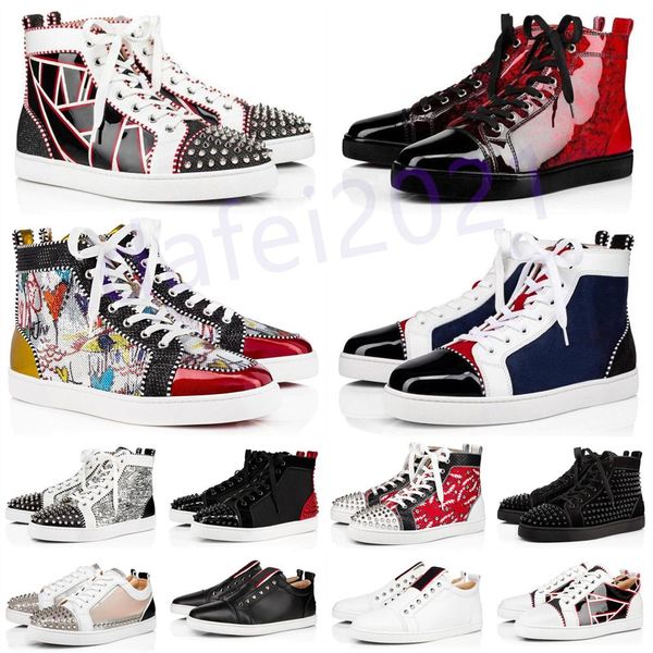 mens casual shoes women outdoor red bottoms shoe studded spikes loafers sneakers suede leather flats ttrainers jogging des chaussures a39, Black
mens casual shoes women outdoor red bottoms shoe studded spikes loafers sneakers suede leather flats ttrainers jogging des chaussures a39, Black