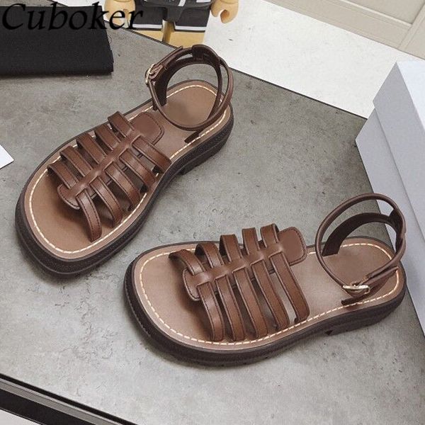 brand runway braid tied sandals women peep toe genuine leather slides thick sole summer female gladiator mujer 60% off store online, Black
brand runway braid tied sandals women peep toe genuine leather slides thick sole summer female gladiator mujer 60% off store online, Black